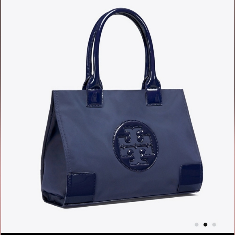 Tory burch Mini Ella tote navy Blue